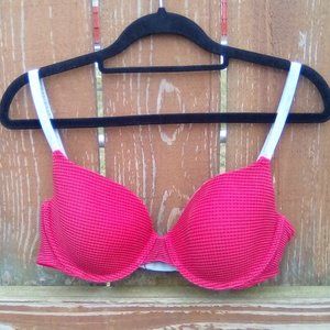 Victoria's Secret Houndstooth Lined Demi Bra Sz. 36C